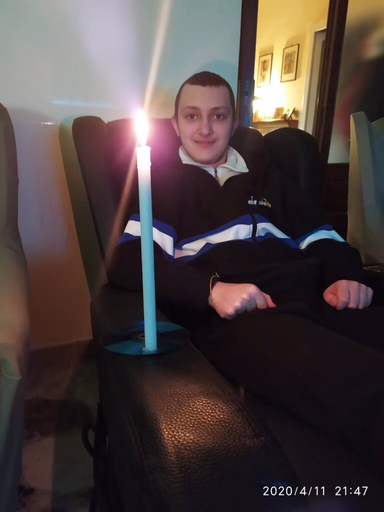 la candela di Pasqua 2020 di Eugenio