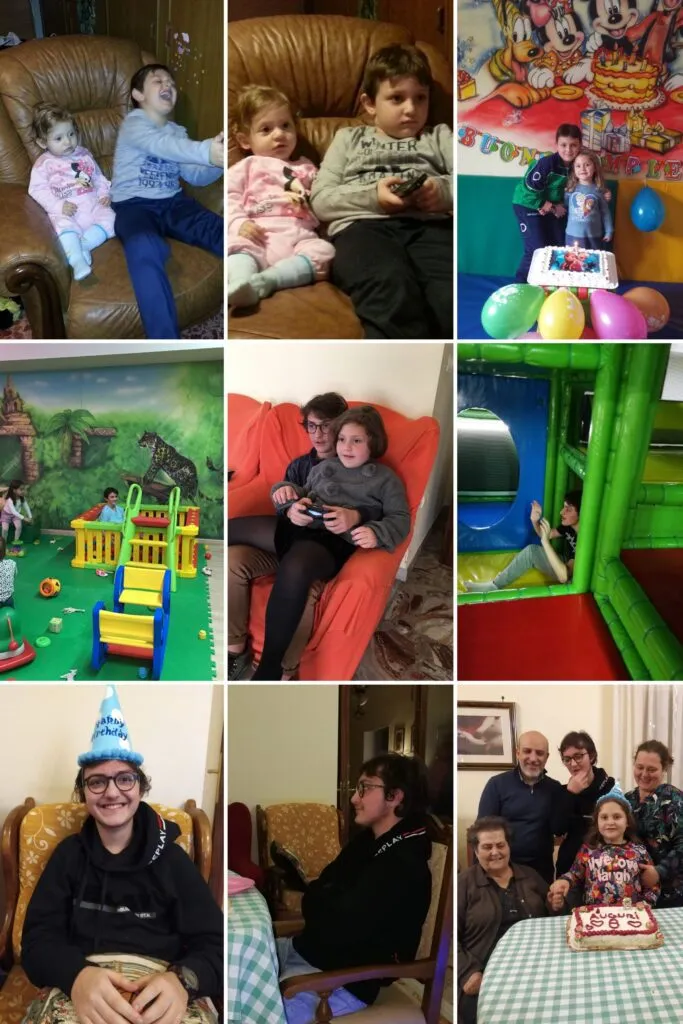 collage foto Eugenio e Francesca