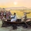Gesù sulla barca