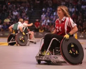 action, adult, athlete, disabili che giocano