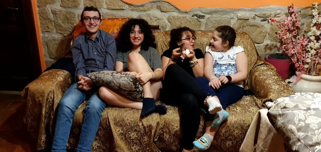 Eugenio, Angela, Anna e Francesca