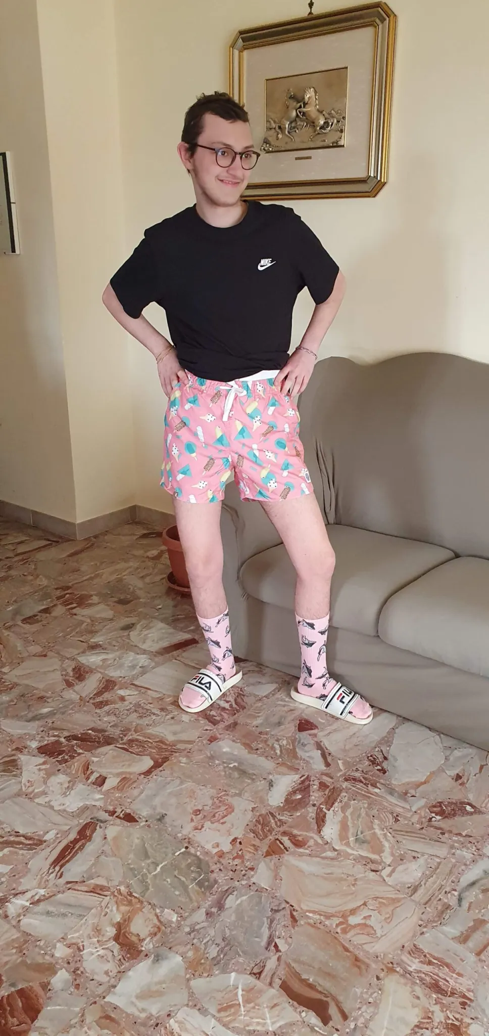 Eugenio e i suoi calzini rosa