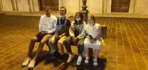 Girolamo, Eugenio, Benedetta e Francesca