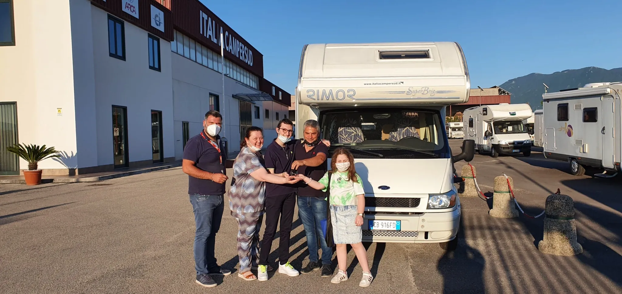 camper Pio appena ritirato