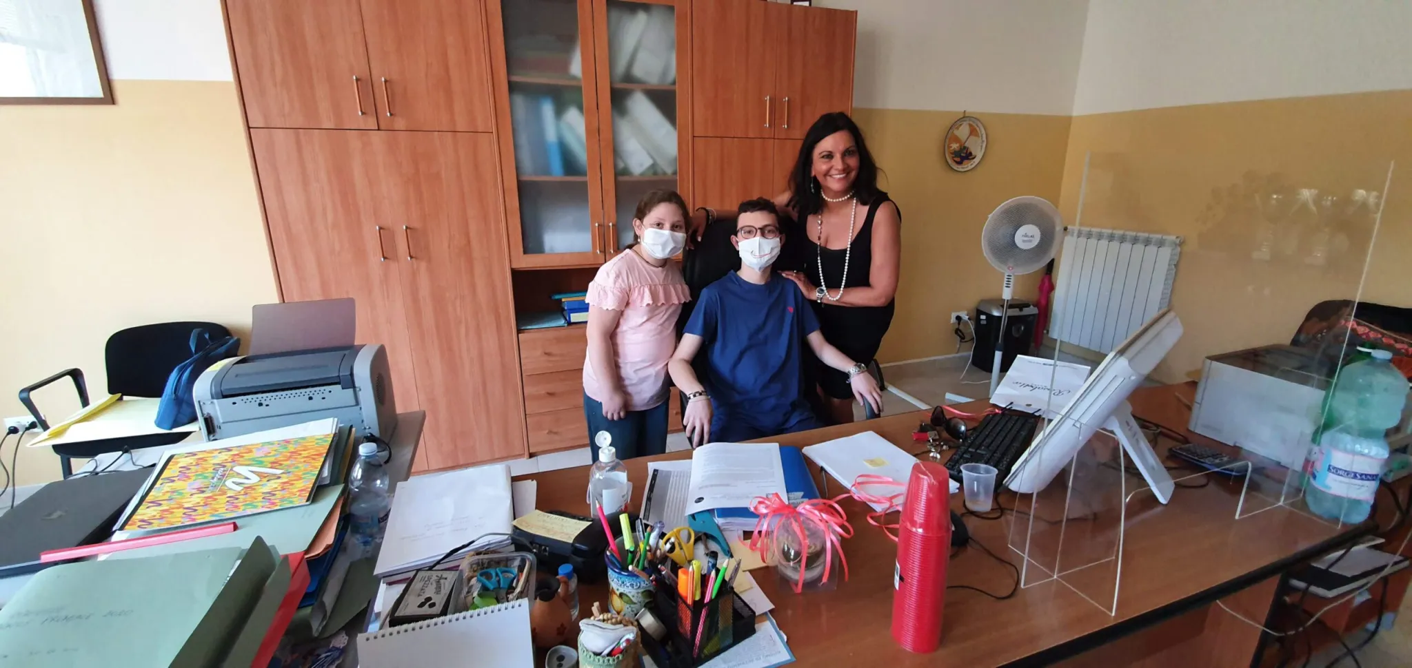 Eugenio e Francesca con Aida Cortese