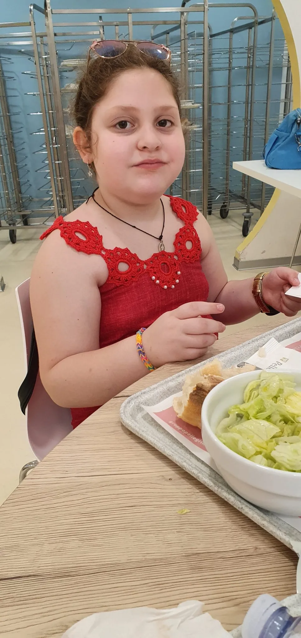 Francesca a mensa OPBG