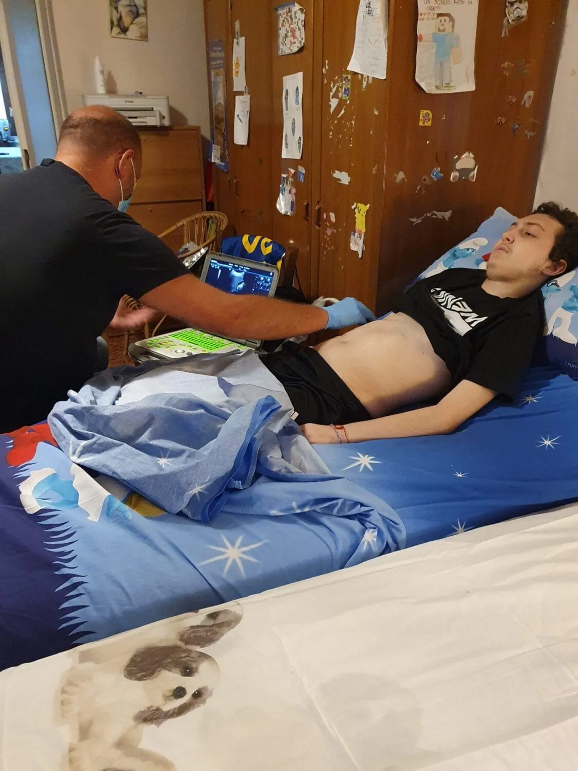 Ecografia addominale passed