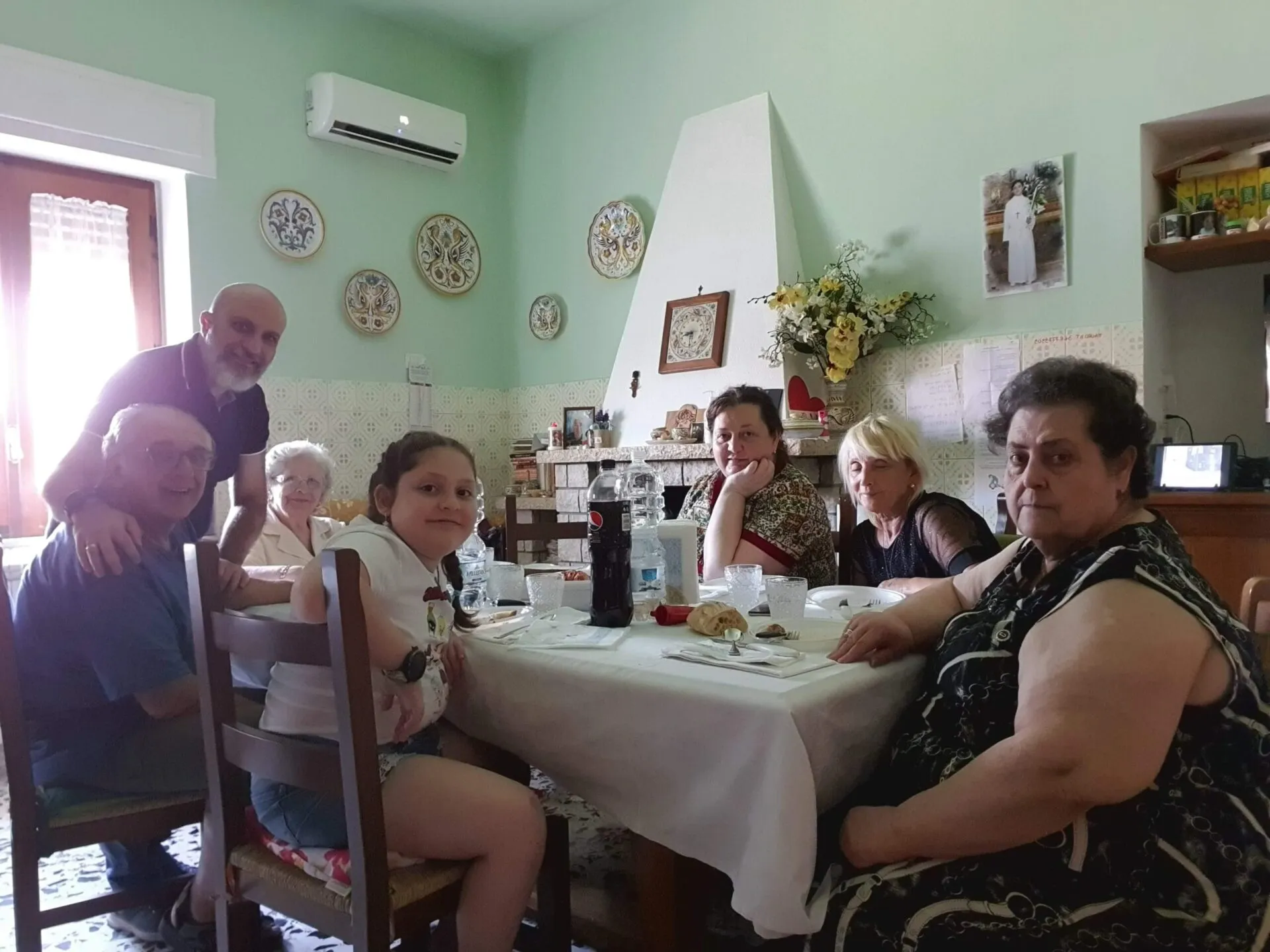 pranzo con nonna Rosaria, Gilberto e Mariant