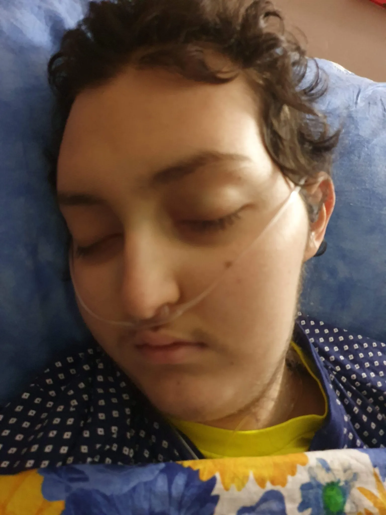 Eugenio dorme nel lettino