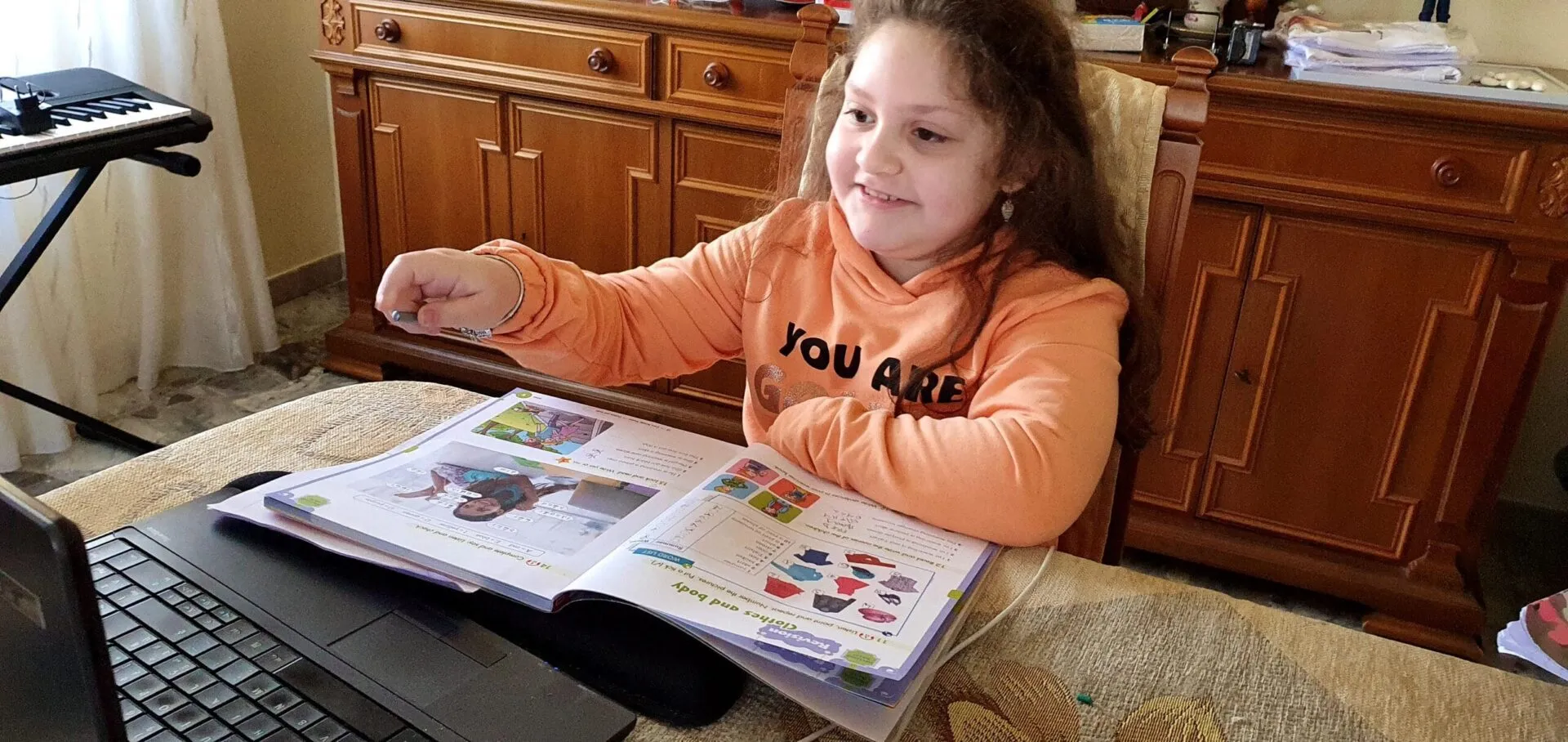Francesca in dad