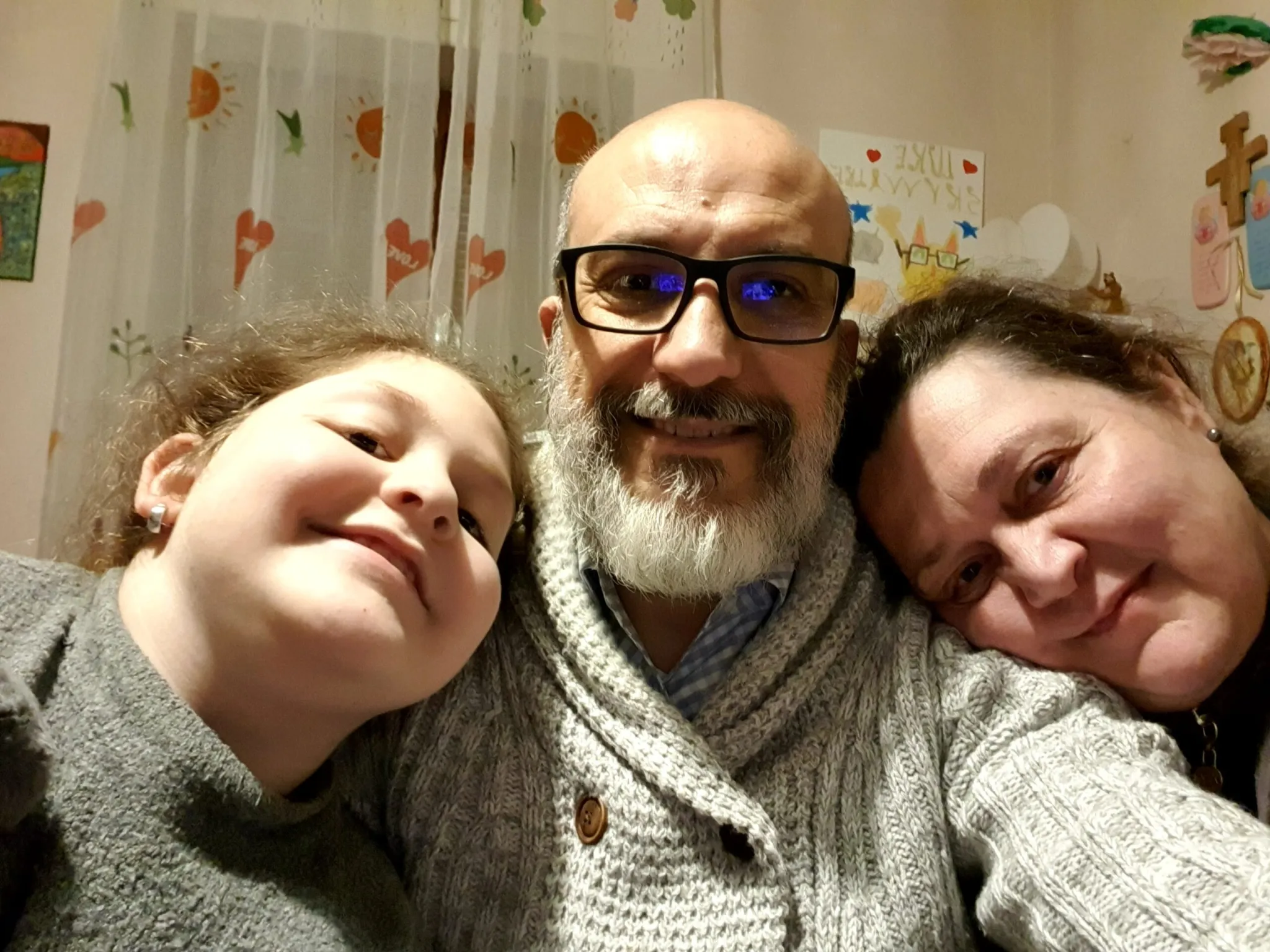 noi 3 sul lettuccio di Eugenio