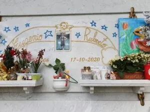 la lapide di Eugenio Ruberto