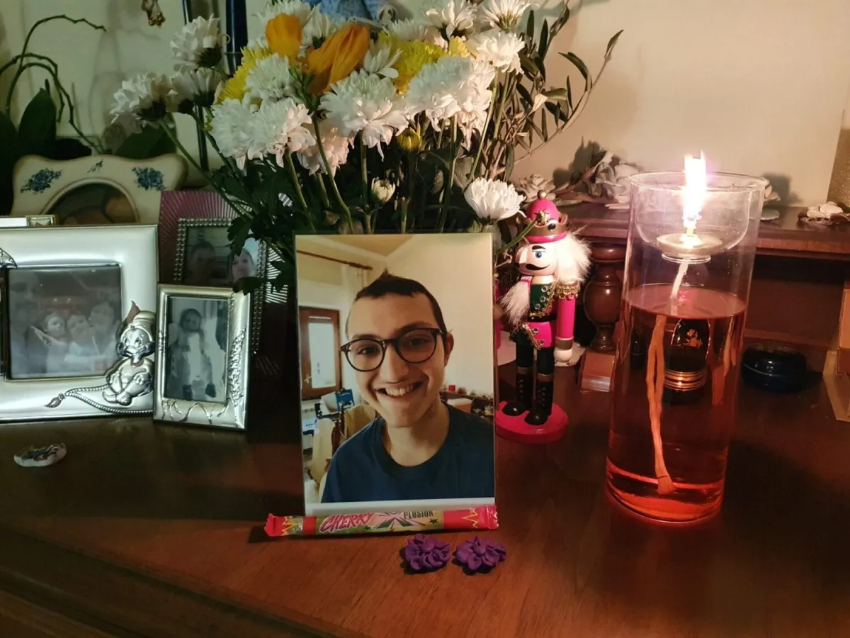 lampada in vetro per Eugenio