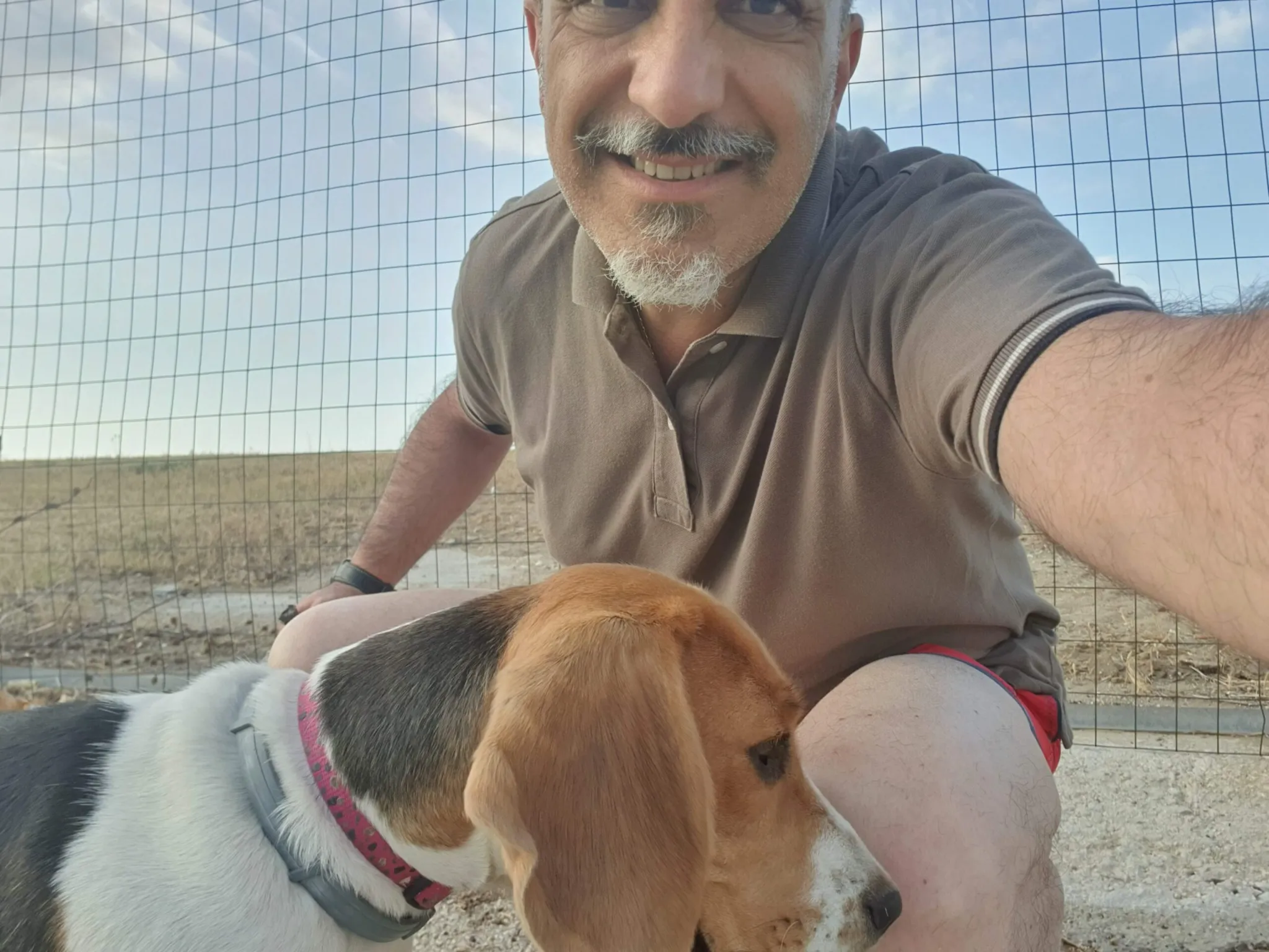 Remigio e Lussy sul lungomare di Lido del Sole