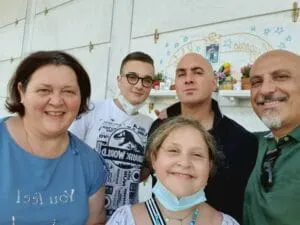 Eugenio, Giuseppina, Lorenzo, Michele della Valle, Francesca e Remigio