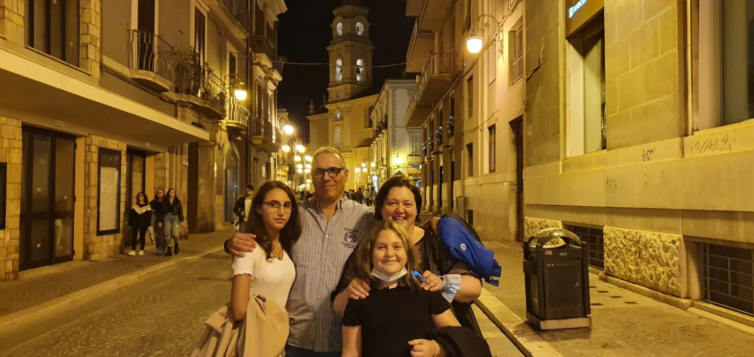 fantastici 4 con famiglia Biondi a Foggia