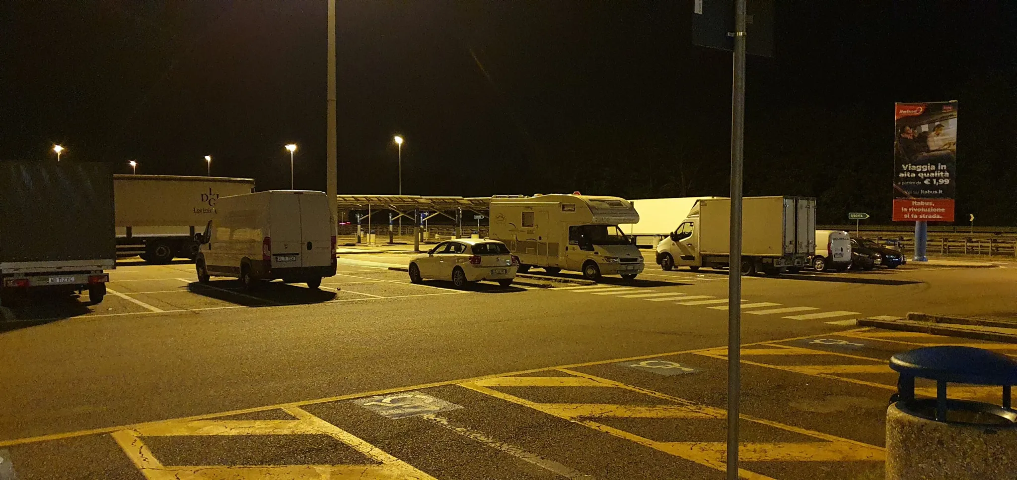 sosta a San Giovanni Valdarno (AR)