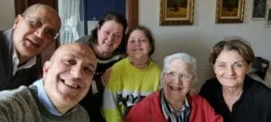 pranzo con nonna Rosaria, zia Eva e zio Roberto