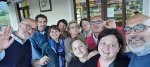 gruppo di famiglia con cugini di Treviso