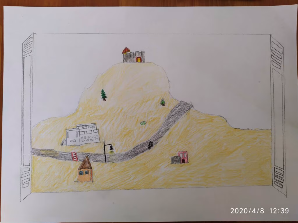 disegno di Francesca per la quarantena