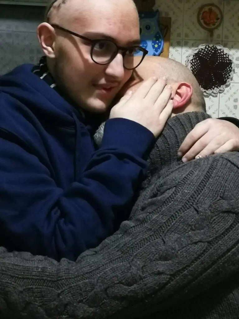 Eugenio accarezza Remigio