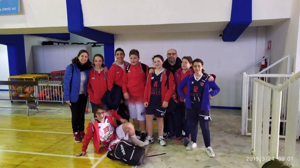 squadra di basket 24 marzo 2019