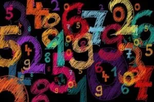 numeri colorati