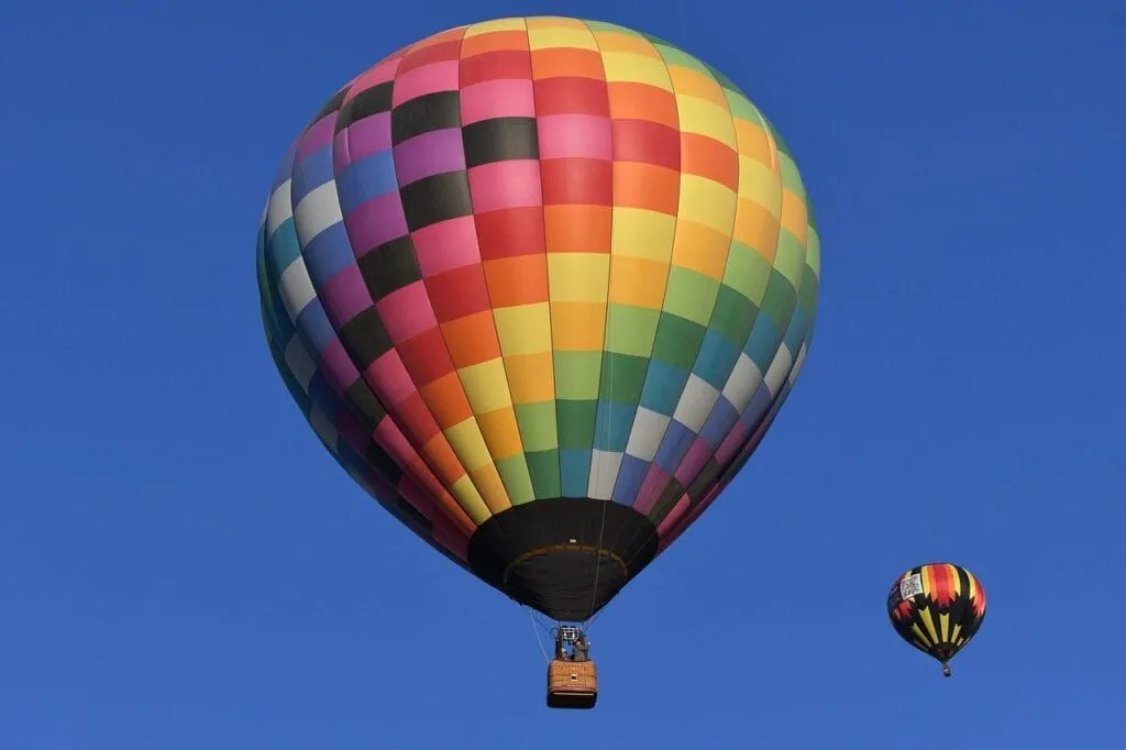 albuquerque, new mexico, international balloon fiesta, mongolfiera