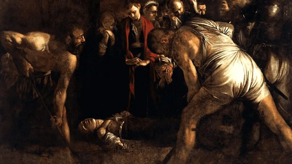 The Burial of Saint Lucy - Caravaggio