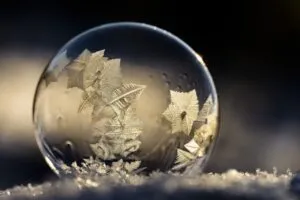 bubble, winter, soap bubble, congelato, paralizs, sfera