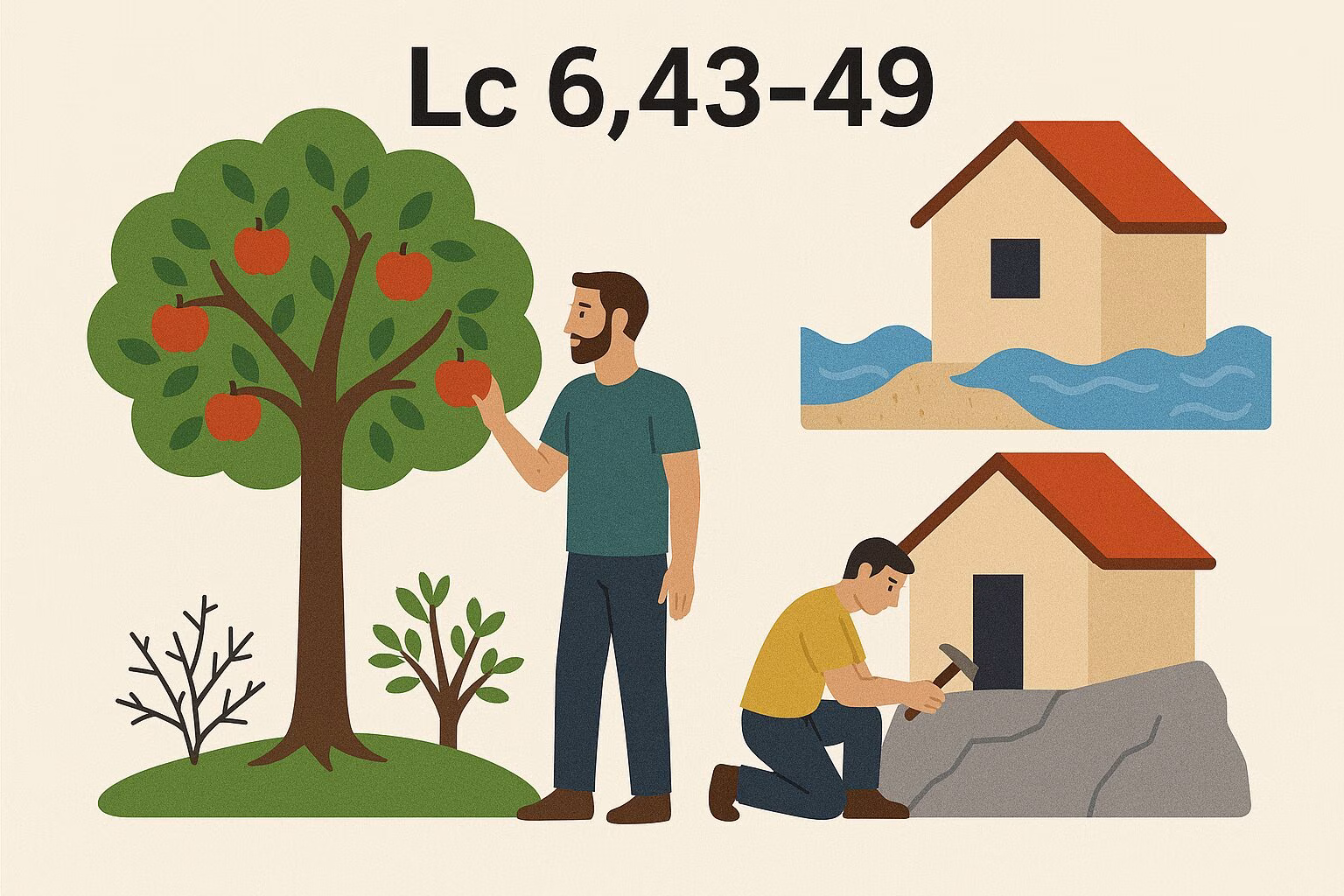 rivisitazione moderna del passo Lc 6,43-49