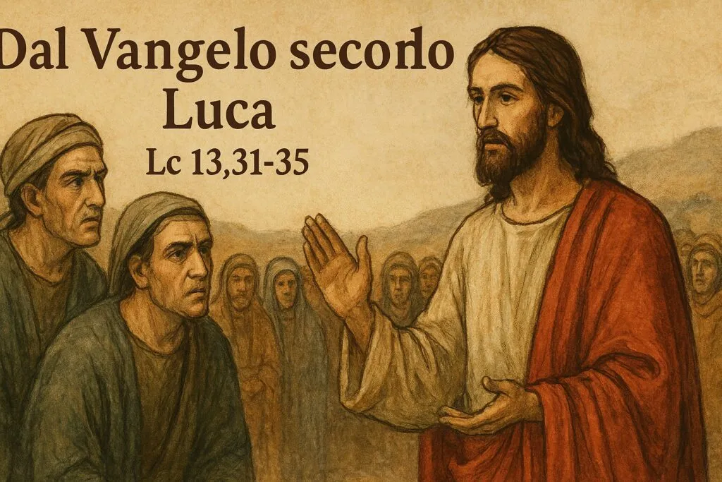 Dal Vangelo secondo Luca Lc 13,31-35