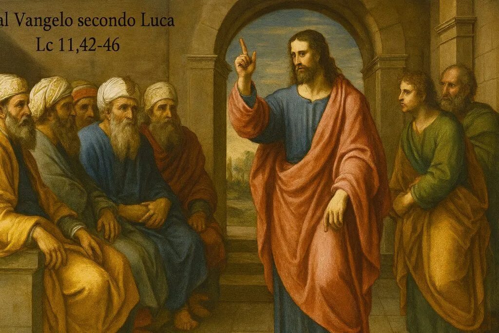 Vangelo secondo Luca 11,42-46, scribi e farisei