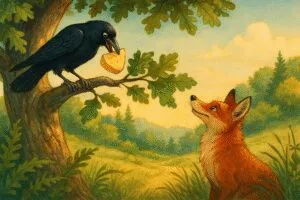 il corvo e la volpe