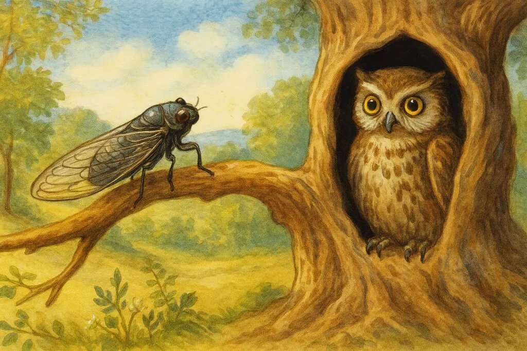 la cicala e la civetta