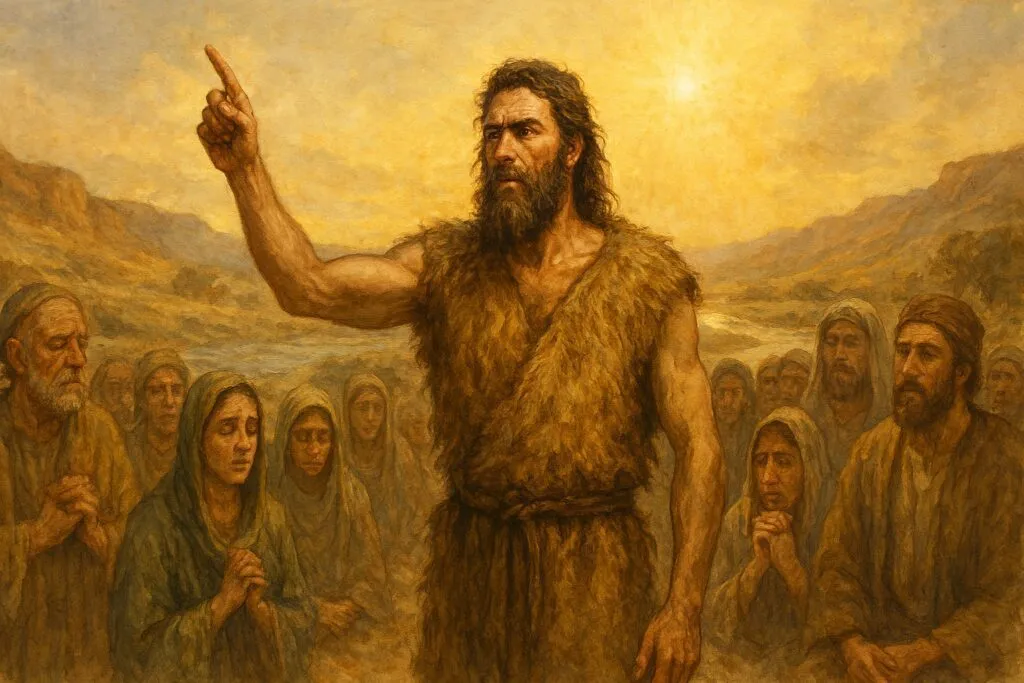 Giovanni Battista predica nel deserto