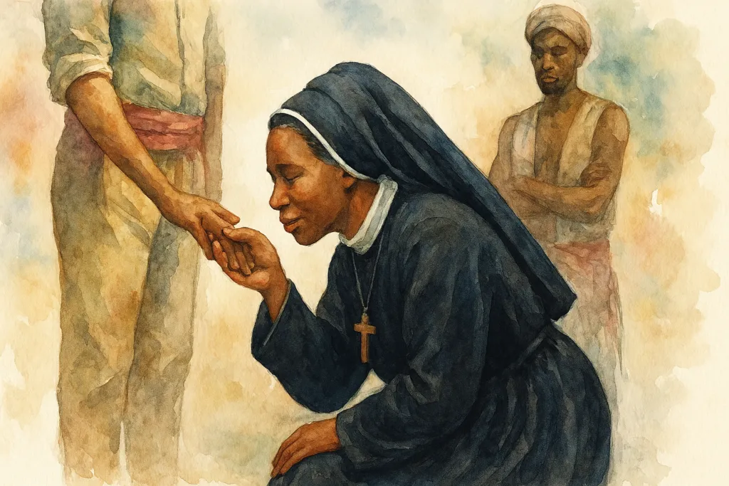 Santa Giuseppina Bakhita - Bacio le mani ai negrieri