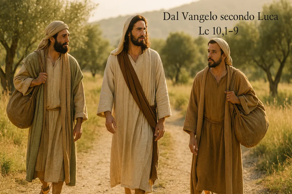 messe è abbondante, Dal Vangelo secondo Luca Lc 10,1-9