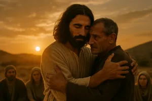 Mt 5,43‑48, Gesù abbraccia