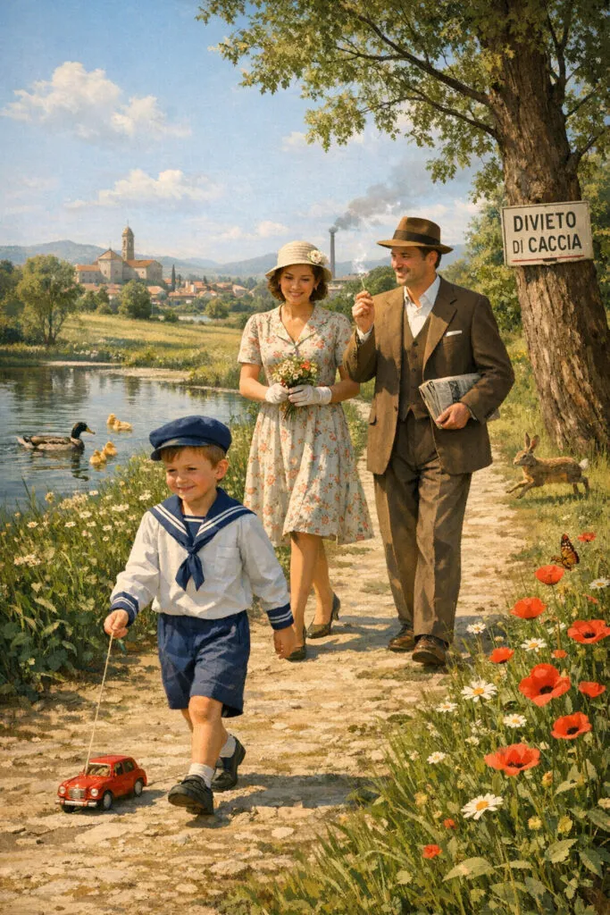 passeggiata domenicale di Gianni Rodari