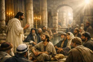 Gesù insegna nel Tempio