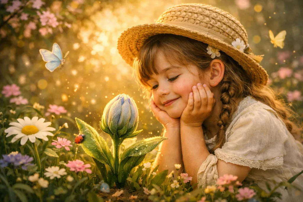 Il fiore che non aveva fretta – favola di primavera