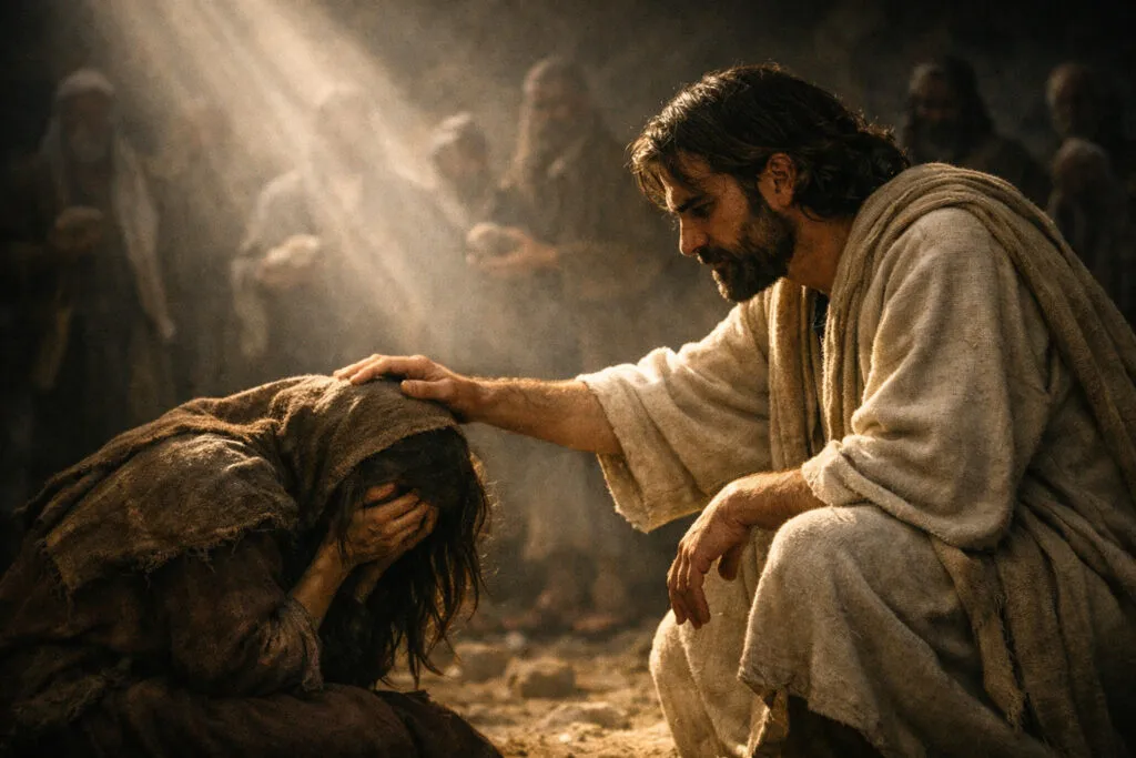 Gesù perdona la donna peccatrice