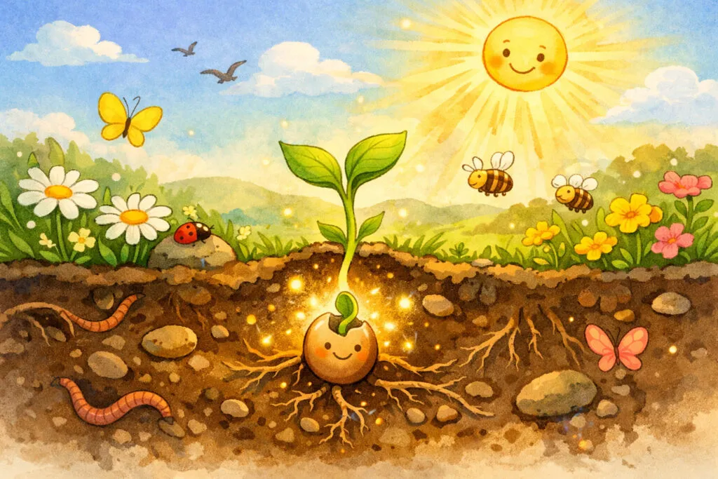 La voce del germoglio - le favole della buonanotte su www.eugenioruberto.it