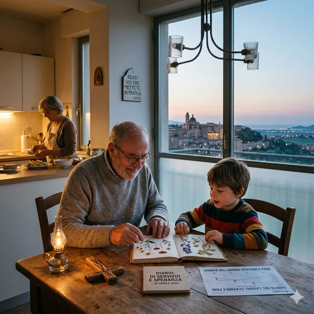Preghiera serale 30 aprile 2026 - nonno e nipote