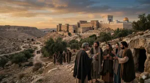 Gesù saleverso Gerusalemme