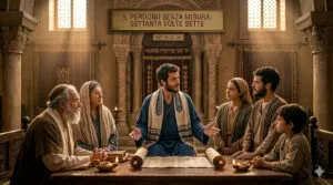 settanta volte sette, Dal Vangelo secondo Matteo Mt 18,21-35