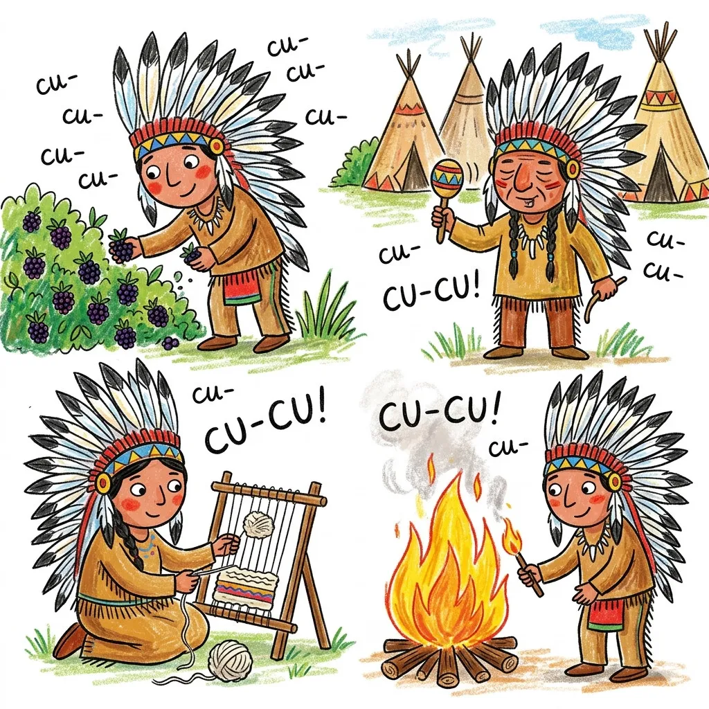 "Gli indiani Cu-Cu" di gianni rodari