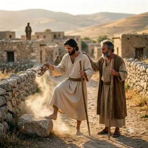 Il gesto profetico di scuotere la polvere dai piedi