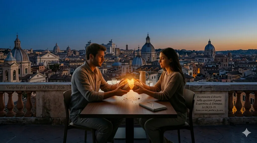 Vangelo del giorno 19 aprile 2026 - spezzare il pane